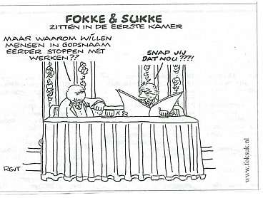 Fokke en Sukke in de Eerste Kamer